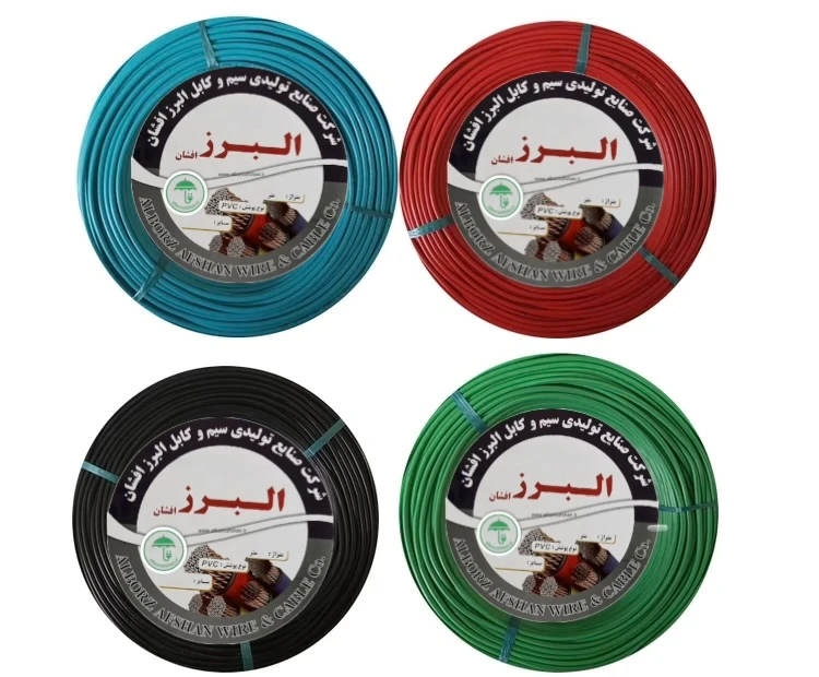 سیم برق البرز افشان ۱ در ۲.۵ ظرفیت ۹۰ متر